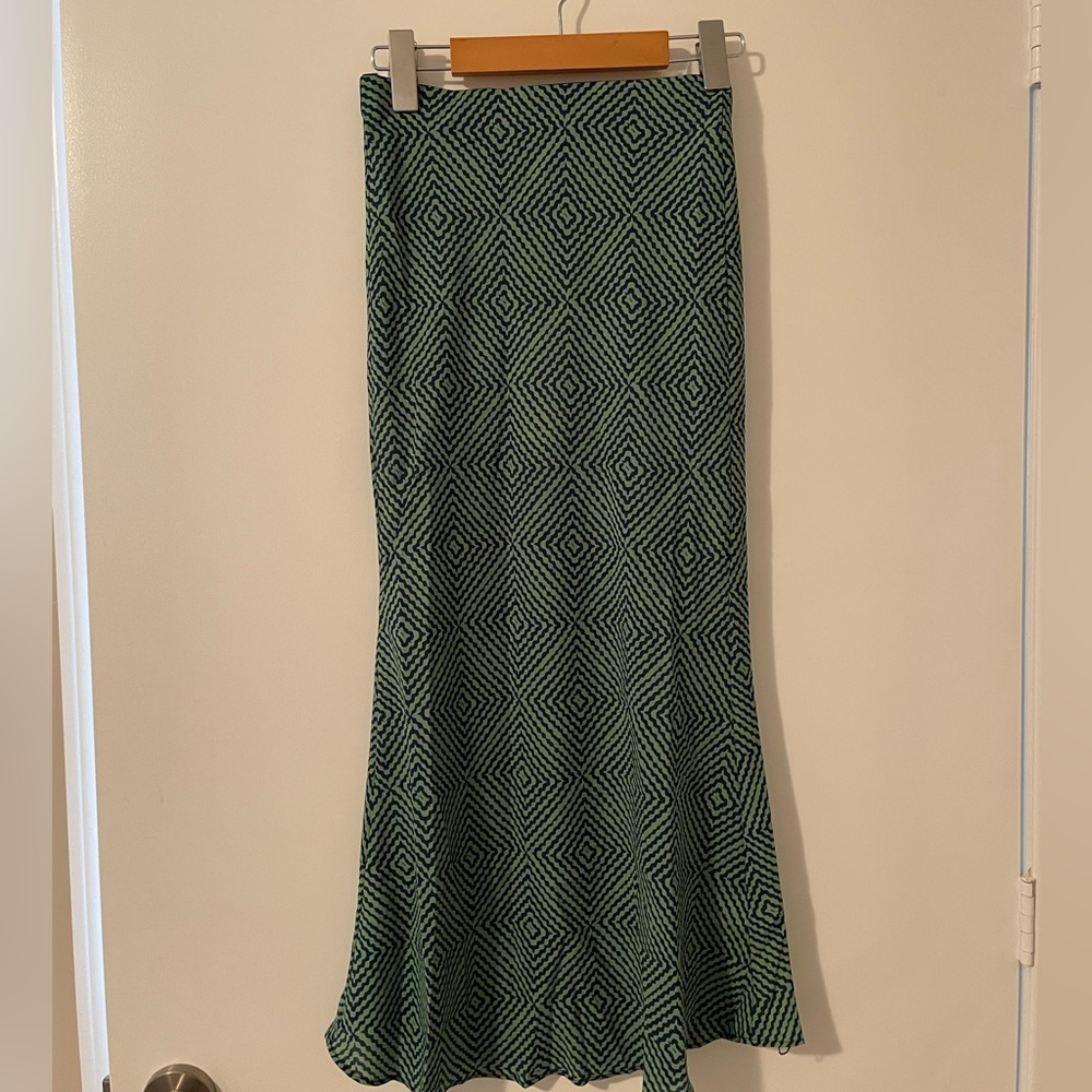 Micas patterned maxi skirt